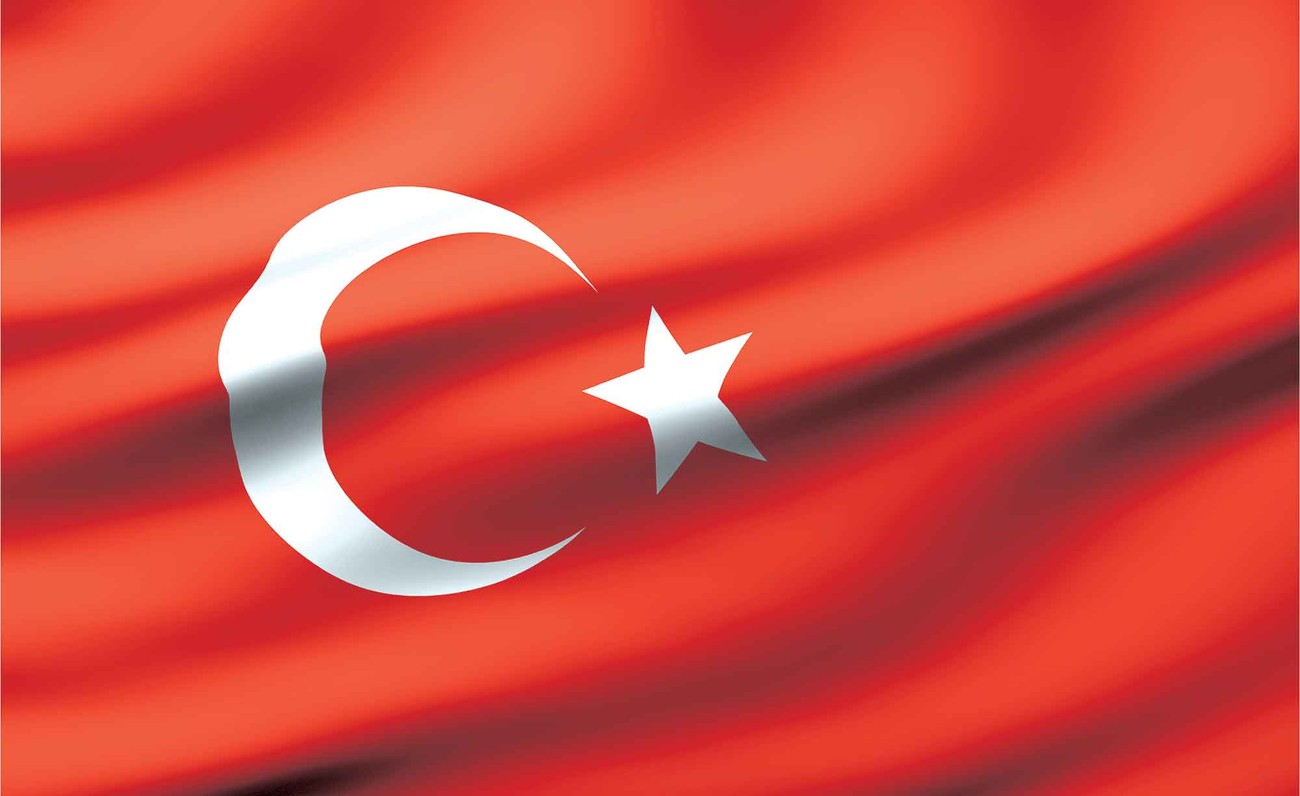 Carta da parati - Bandiera Turchia | EuroPosters.it