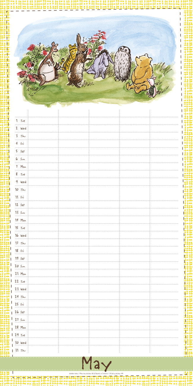 Winnie the Pooh Calendari da muro 2026 Compra su Europosters