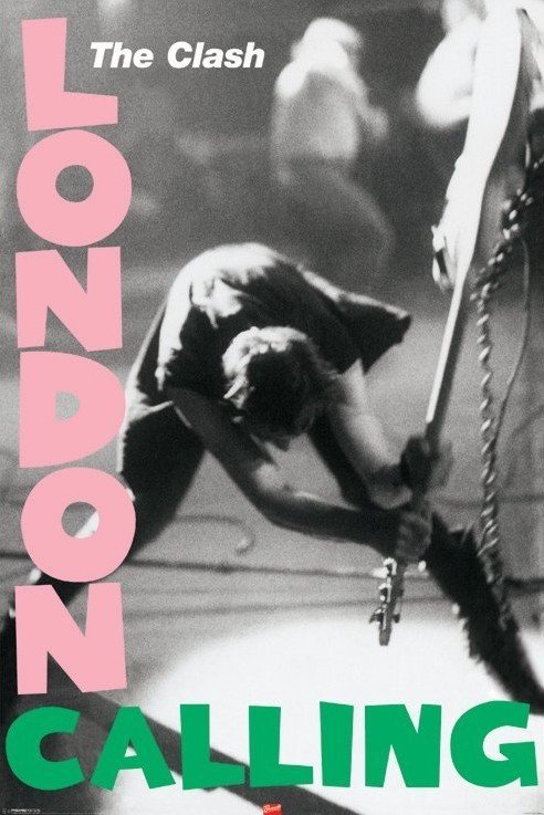 Plakát the Clash - london calling | Obraz na zeď | 3+1 zdarma