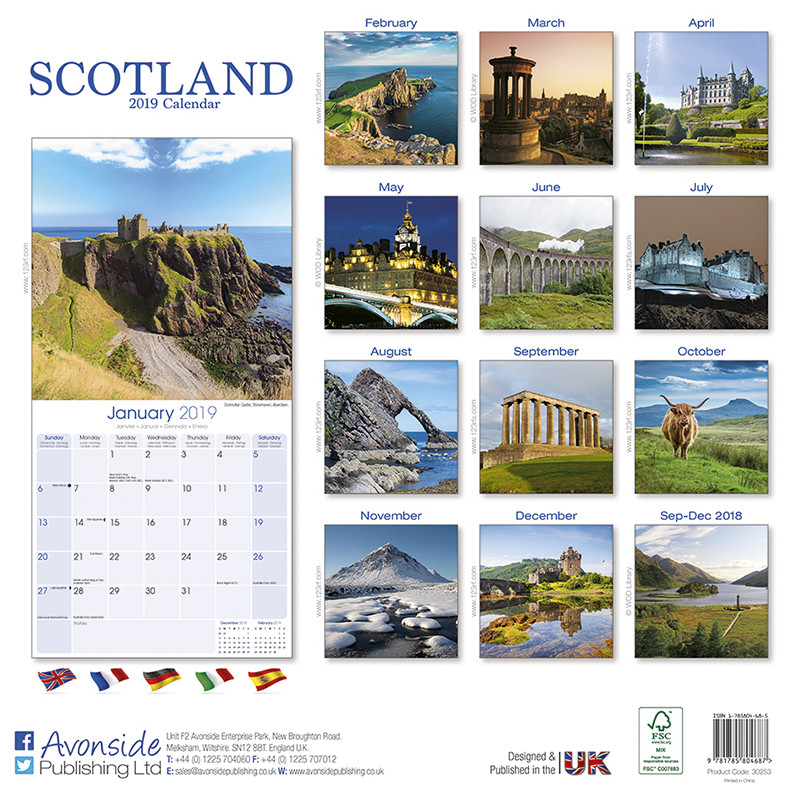 Scotland - Wall Calendars 2024 | Buy at Europosters