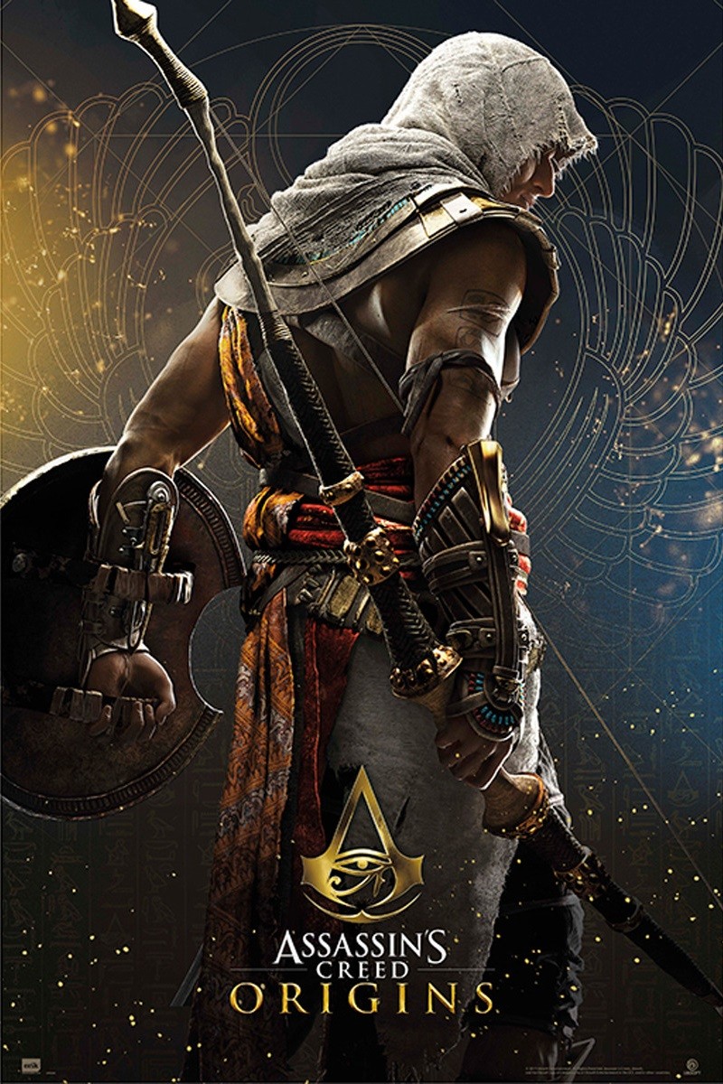 Poster Assassin's Creed Origins Hero Wall Art 3+1 FREE