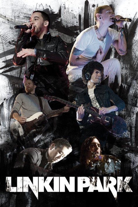 Poster Linkin Park - live portrait | Wall Art | 3+1 FREE | UKposters