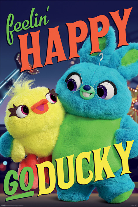 Poster, Affiche Toy Story Happy-Go-Ducky en ligne 3+1