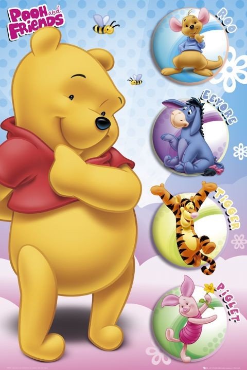 Poster WINNIE THE POOH - and friends | Postere de perete | 3+1