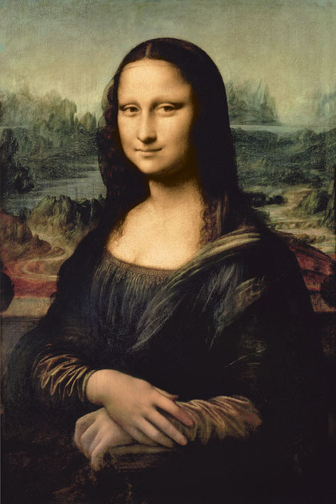 Poster, Affiche Leondardo da Vinci - mona lisa, Leonardo Da Vinci