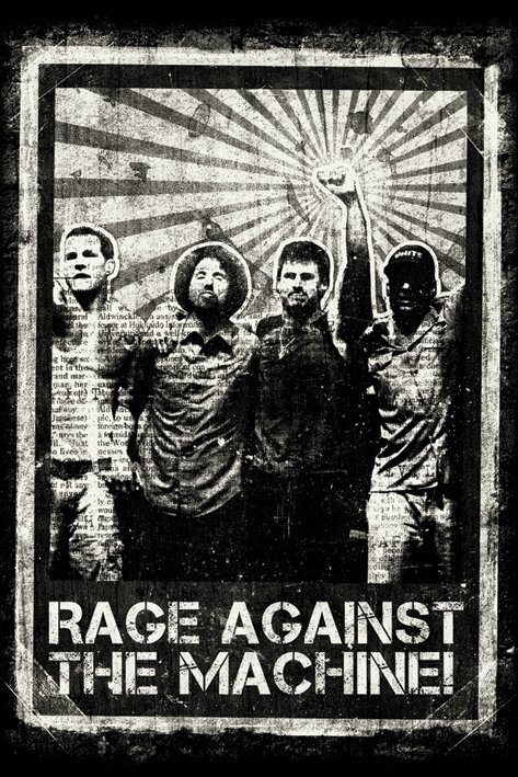 Rage against the machinE - distresse Póster, Lámina | Compra en
