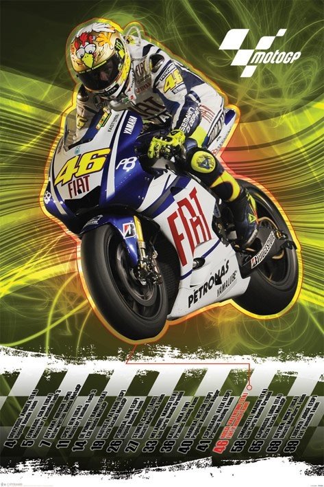 Poster Moto GP - valentino rossi | Wall Art | 3+1 FREE | UKposters