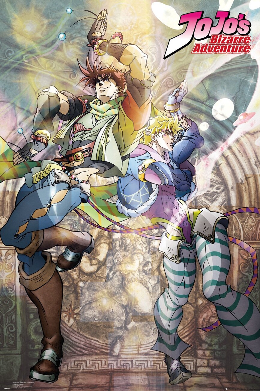 Jojo's Bizarre Adventure - Joseph and Ceasar Póster, Lámina