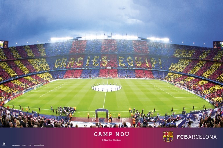 3D Puzzle - NOU Camp Stadium - Barcelona FC … : : Jeux et Jouets