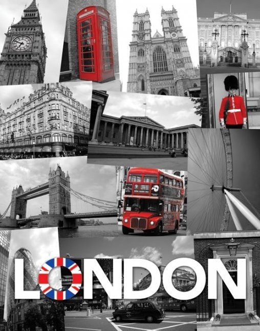 Carte Londres - Carte de Londres Poster, Affiche | All poster chez  Europosters