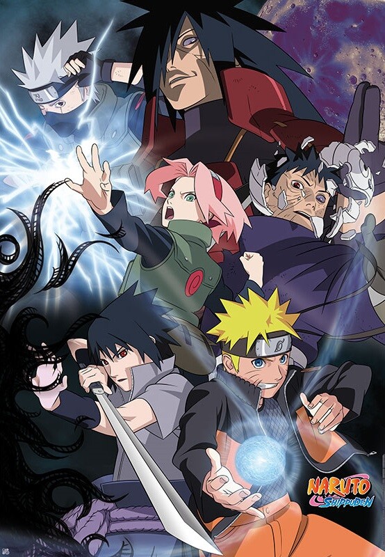 Naruto Shippuden - Group Ninja War Poster, Affiche