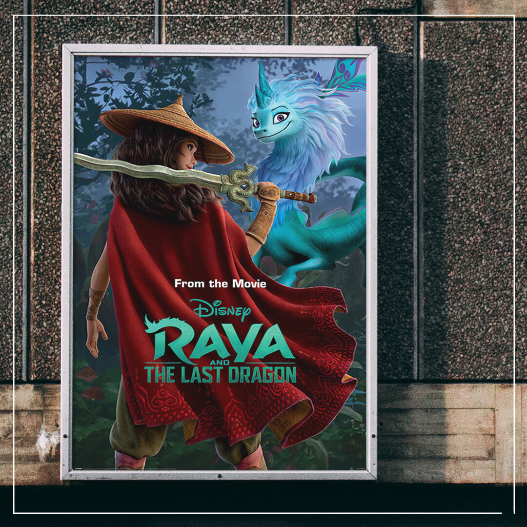 Raya And The Last Dragon Warrior In The Wild Poster Affiche All Poster Chez Europosters