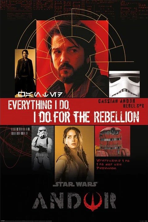Poster, Affiche Star Wars: Andor - For the Rebellion en ligne | 3+1 ...