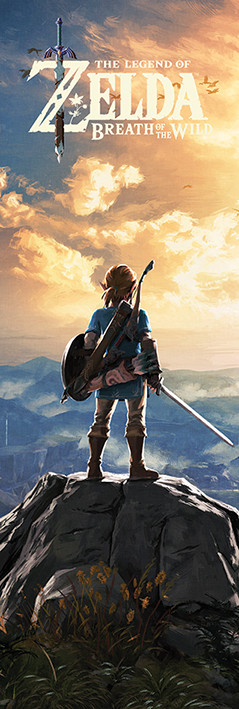 Poster, Affiche The Legend Of Zelda: Breath Of The Wild - Sunset en ...