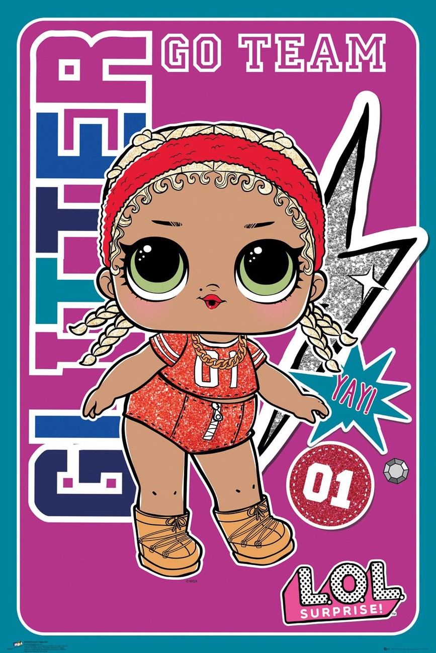 LOL Surprise Team Glitter Poster, Affiche Acheterle sur Europosters.fr
