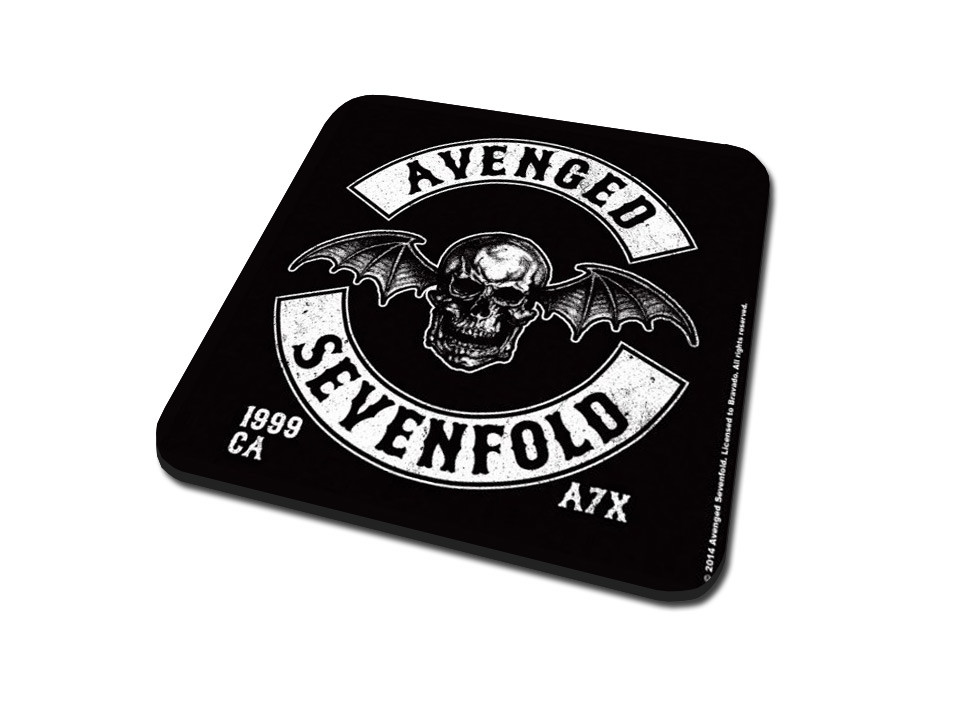 Avenged Sevenfold Wristband Death Bat Crest band logo new Official 17mm Rubber 