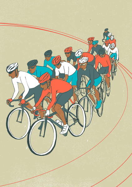 Bike Race | Reproductions of famous paintings for your wall