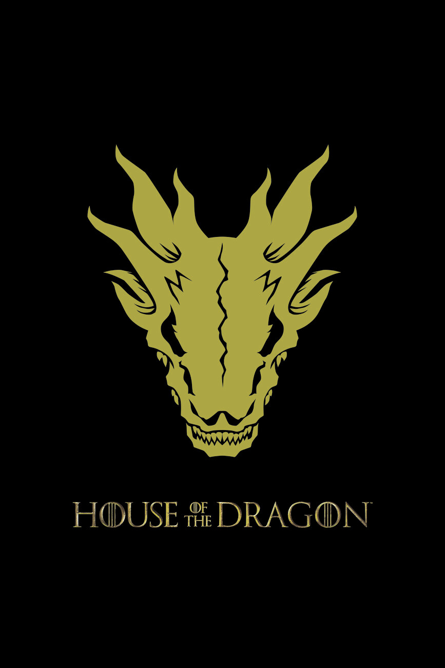 Wall Art Print House of Dragon Golden Dragon Gifts & Merchandise