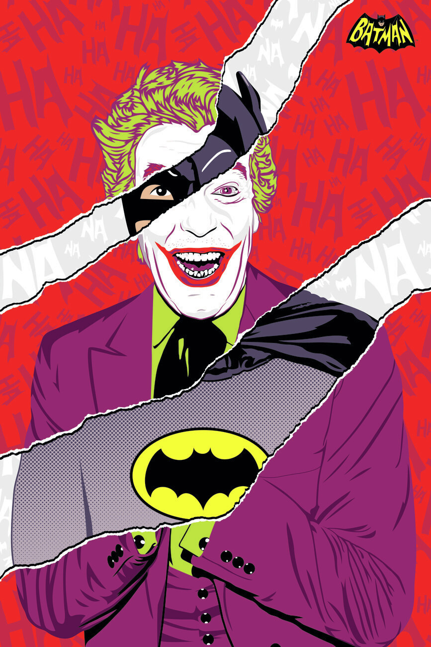 Poster, quadro Joker vs. Batman 1966 | Regalos, merch | Posters