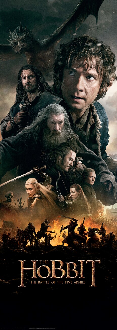 Poster, stampa Lo Hobbit - La Battaglia delle Cinque Armate, Regali &  Merch