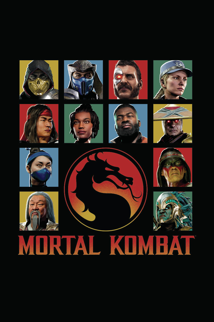 Poster, quadro Mortal Kombat - Characters | Regalos, merch | Posters