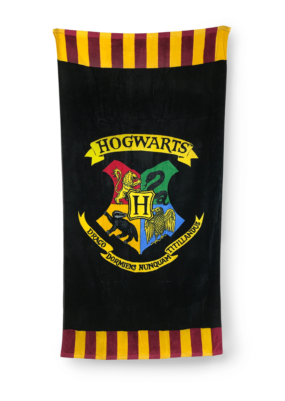 in Cotone Harry Potter fashwork Asciugamano con Ricamo Hogwarts Idea Regalo 