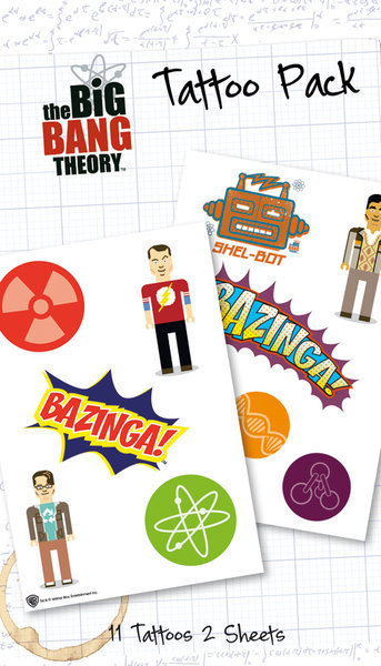 Tatuaje Big Bang Theory Bazinga Ideas Para Regalos Originales