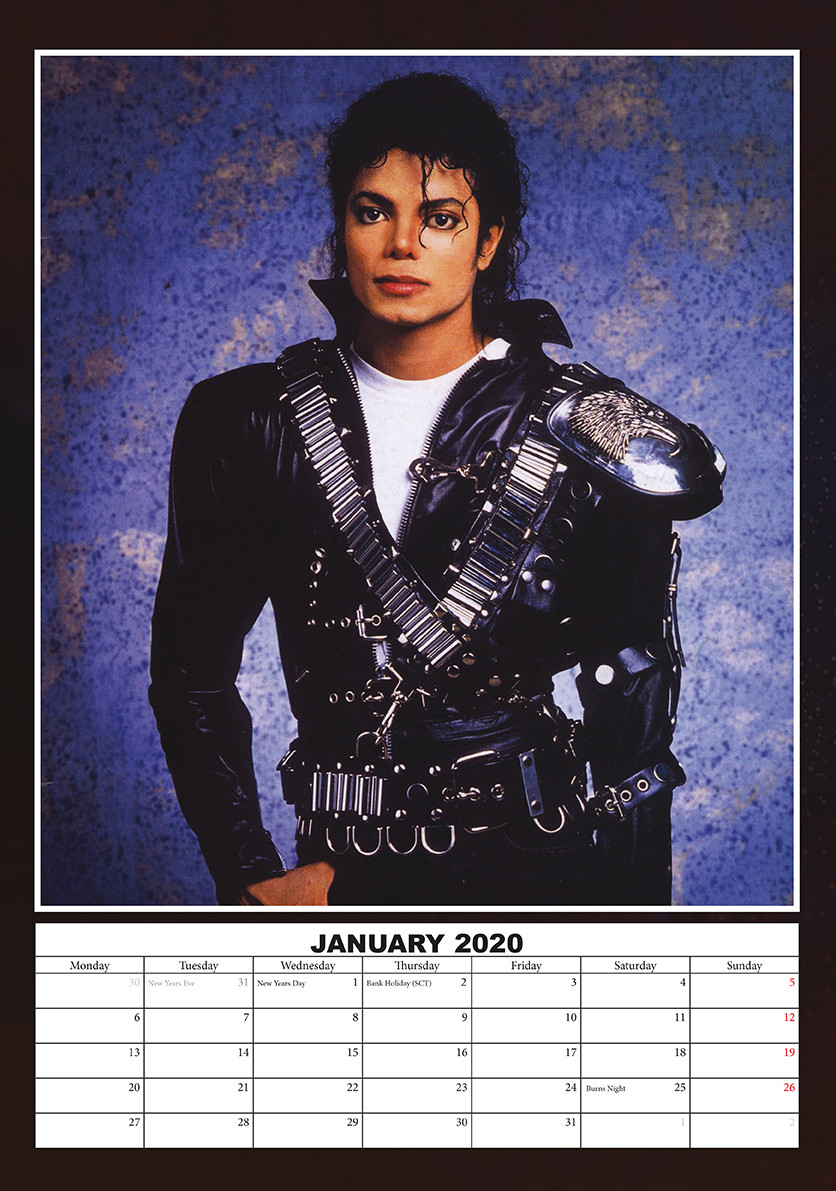Michael Jackson Calendari da muro 2024 Compra su Europosters