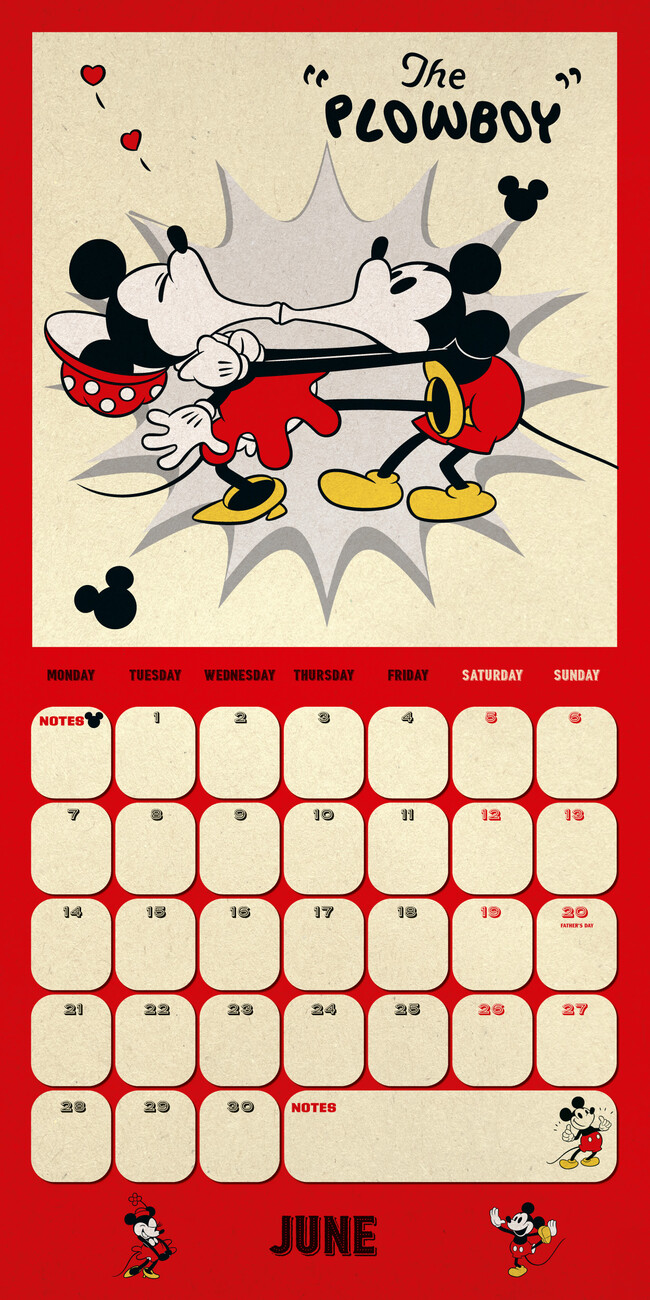 Mickey Mouse Calendari da muro 2026 Compra su Europosters Mickey Mouse Calendari da muro 2026 Compra su Europosters