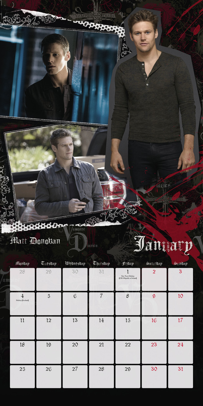 The Vampire Diaries Calendari da muro 2025 Compra su Europosters