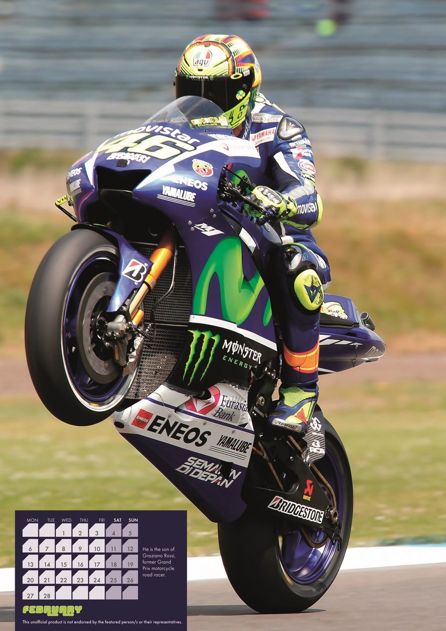 Valentino Rossi Calendari da muro 2017 Compra su Europosters