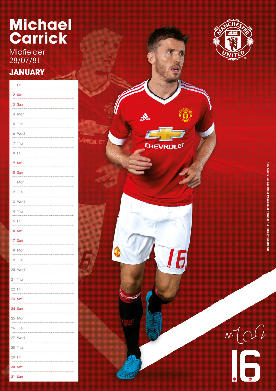 Manchester United FC Calendari da Muro Compra su Europosters.it