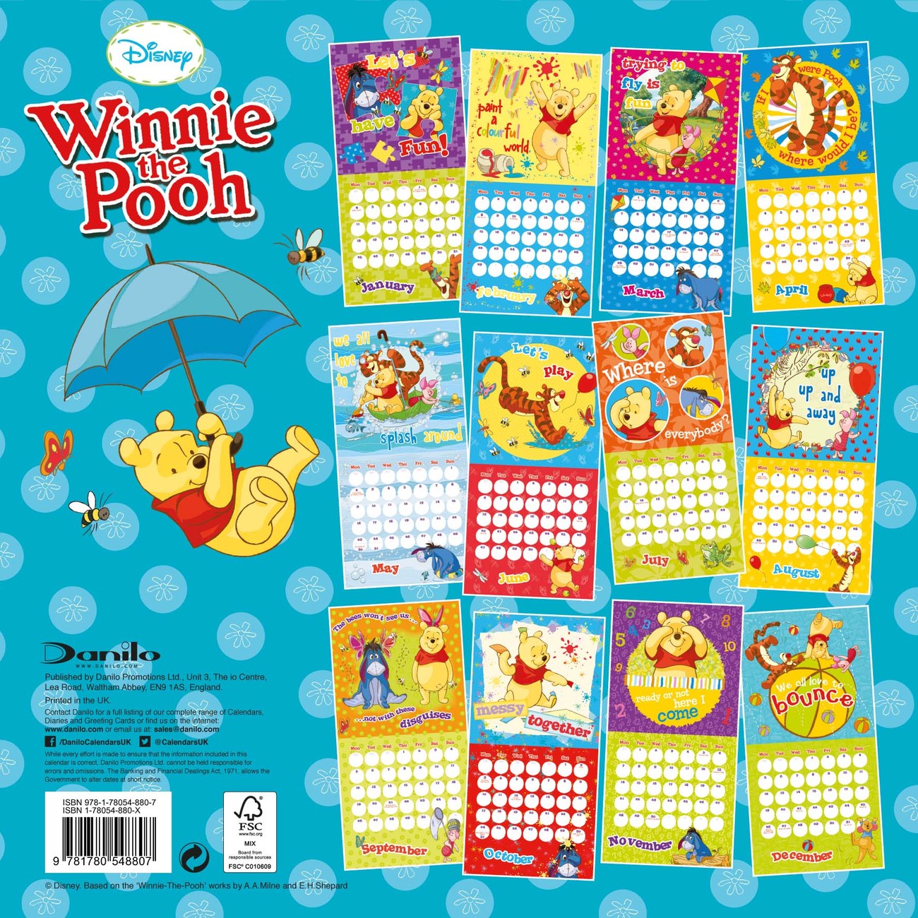 Winnie the Pooh Calendari da Muro Compra su Europosters.it