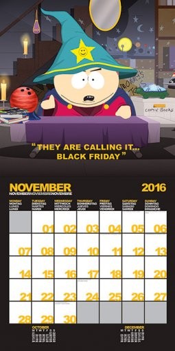 South Park - Calendarios de pared | Consíguelos en Eurposters.es
