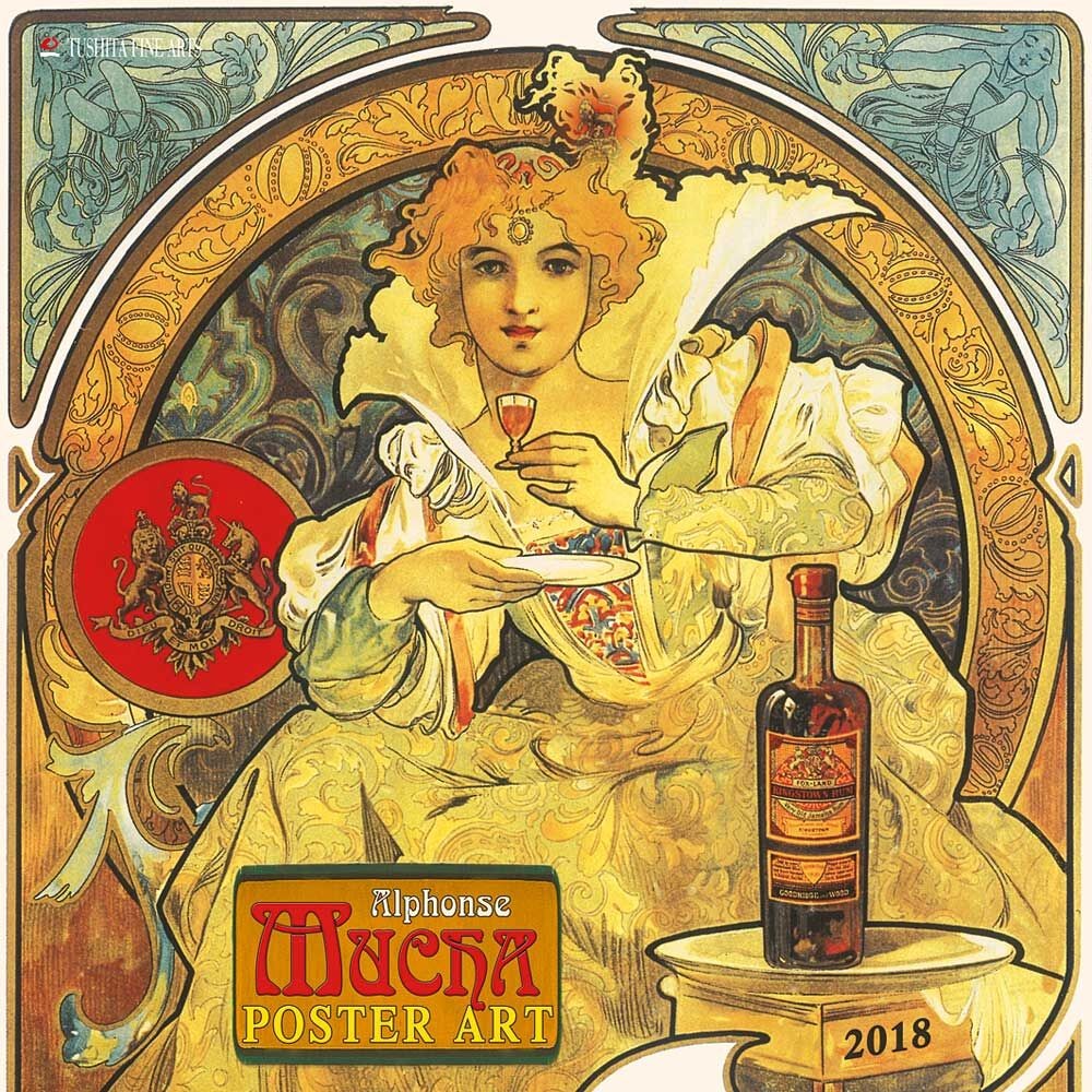 Alphonse Mucha - Poster Art - Calendarios 2019