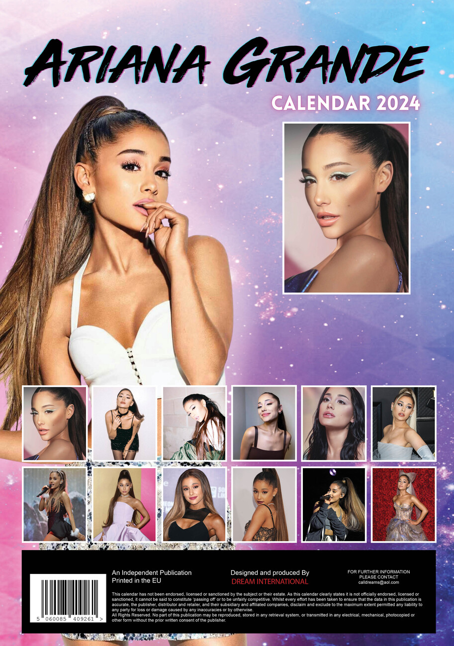 Ariana Grande Calendarios de pared 2024 Consíguelos en Posters.es