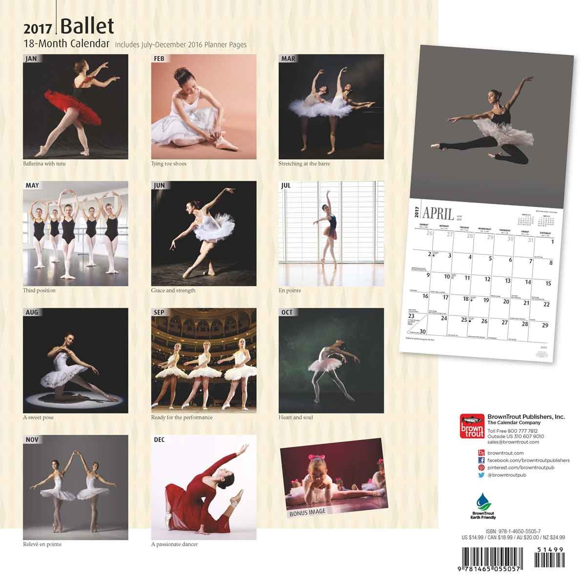 Ballet Calendarios de pared 2025 Consíguelos en Posters.es