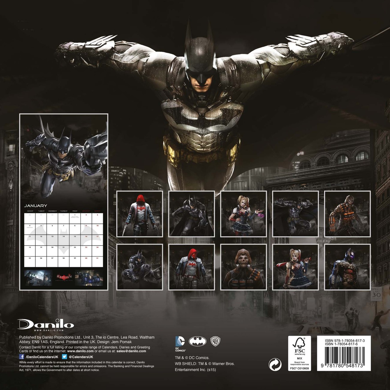 Batman: Arkham Knight - Calendarios de pared 2015 | Consíguelos en  