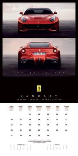 calendar 2013 - ferrari gt - calendarios 2021