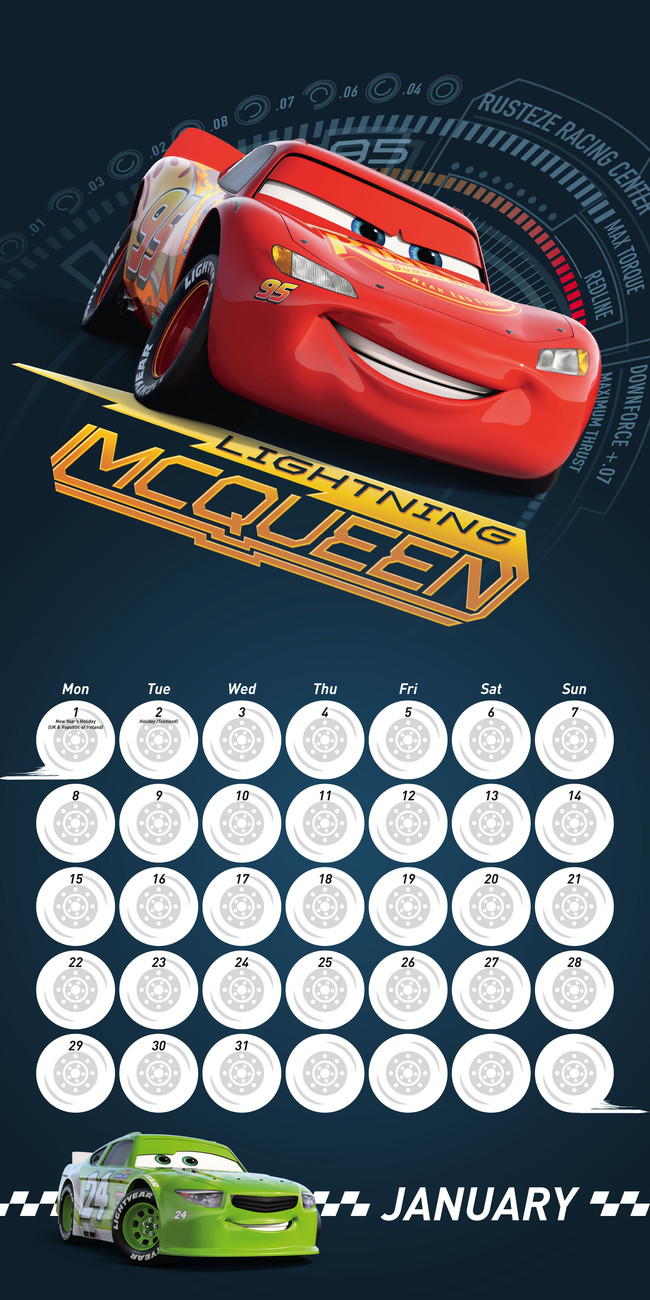 Cars 3 Calendarios de pared 2024 Consíguelos en Posters.es