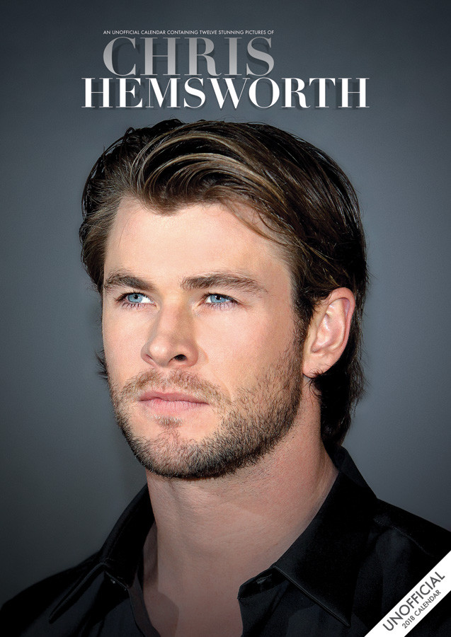 Chris Hemsworth - Calendarios de pared 2018 | Consíguelos en Posters.es