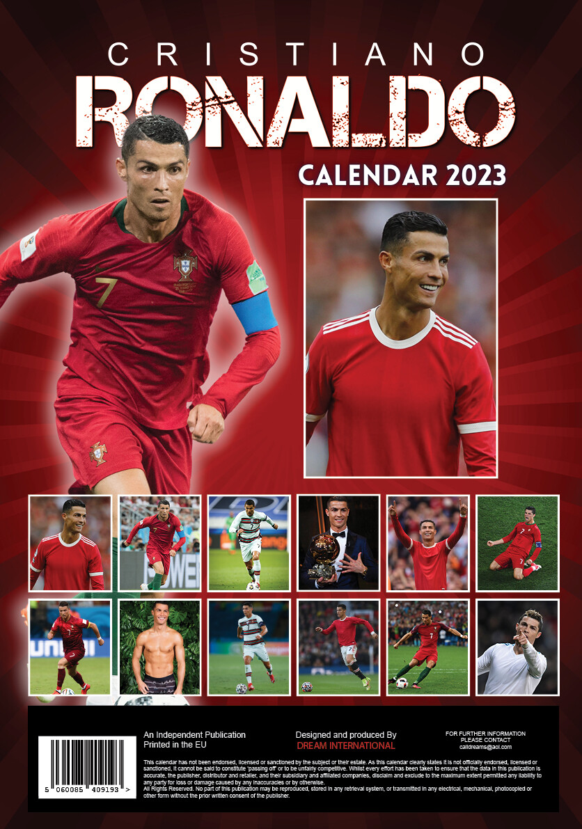 Cristiano Ronaldo Calendarios de pared 2024 Consíguelos en Posters.es