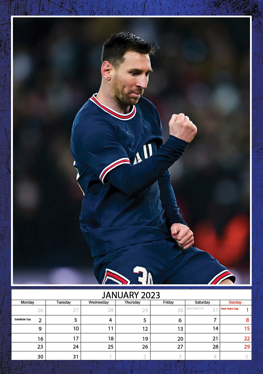 Lionel Messi Calendarios de pared 2023 Consíguelos en Posters.es
