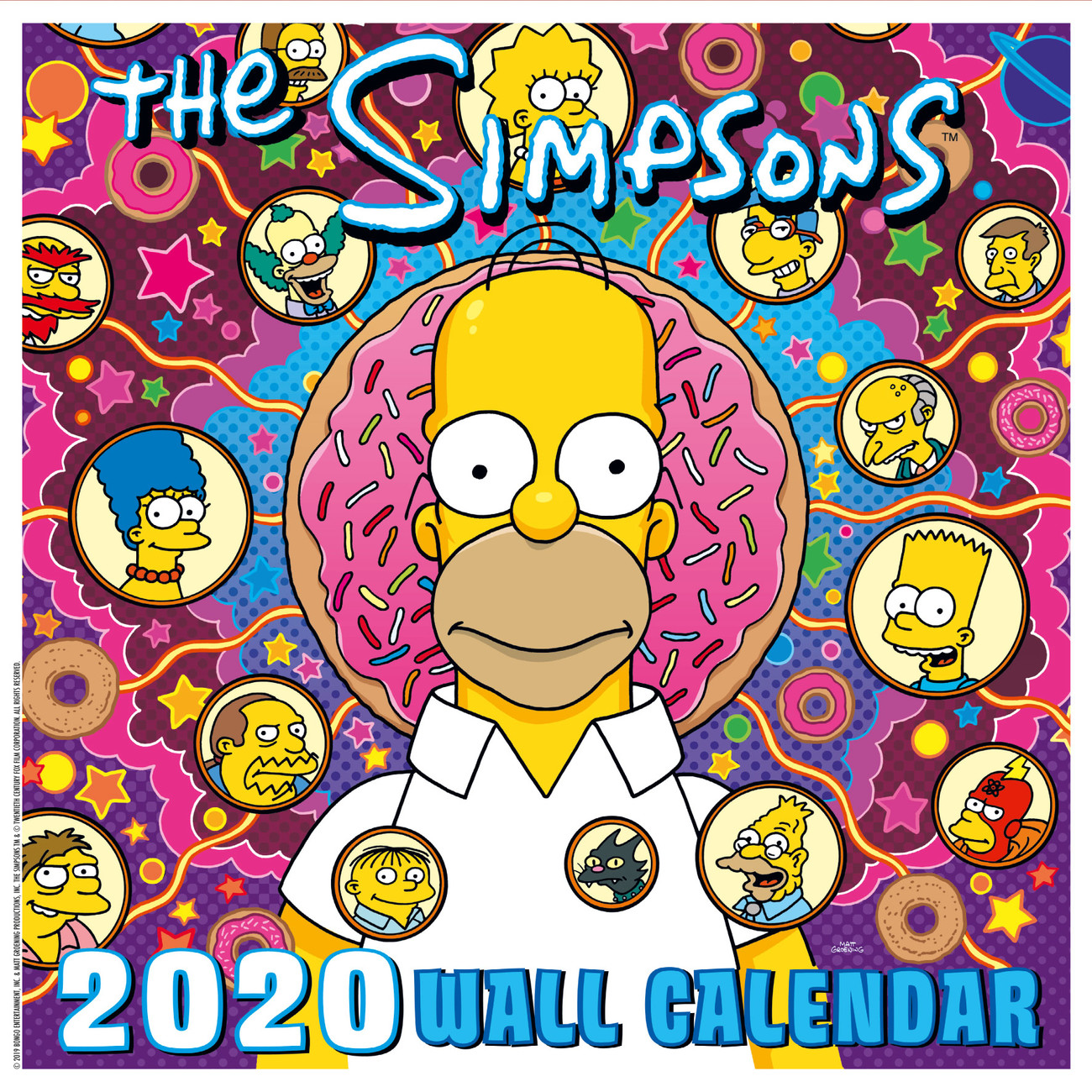Los Simpson Calendarios de pared 2024 Consíguelos en Posters.es