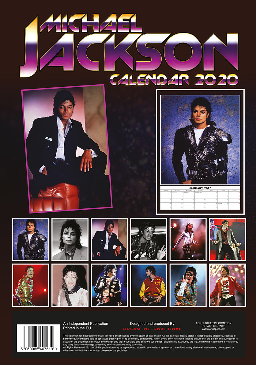 Michael Jackson Calendarios de pared 2024 Consíguelos en Posters.es