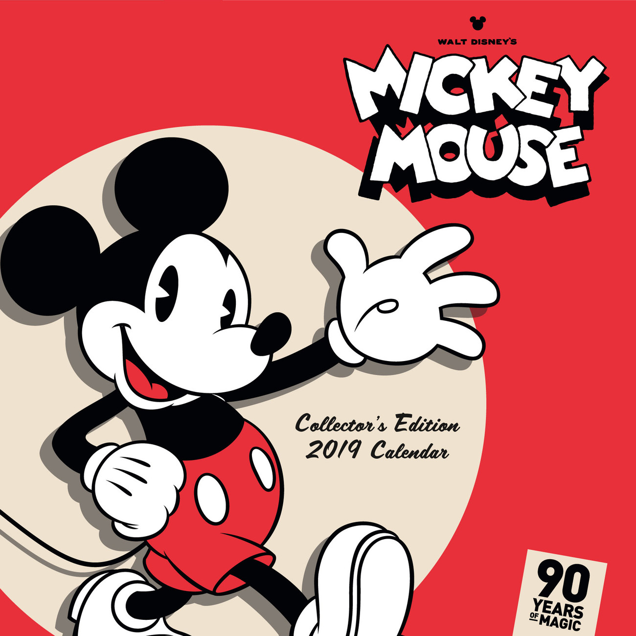 Grupo Erik Calendario Da Tavolo 2019 Mickey 90 Anniversary 17 X 20 Cm