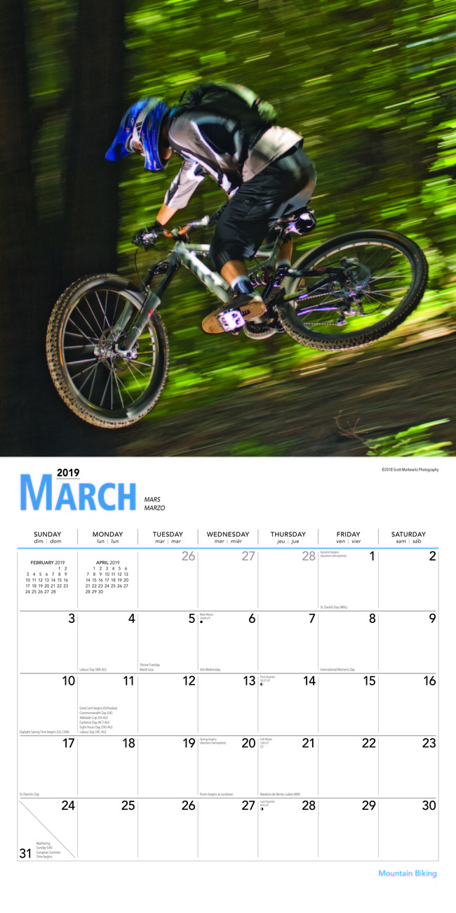 Mountain Biking Calendarios de pared 2024 Consíguelos en Posters.es