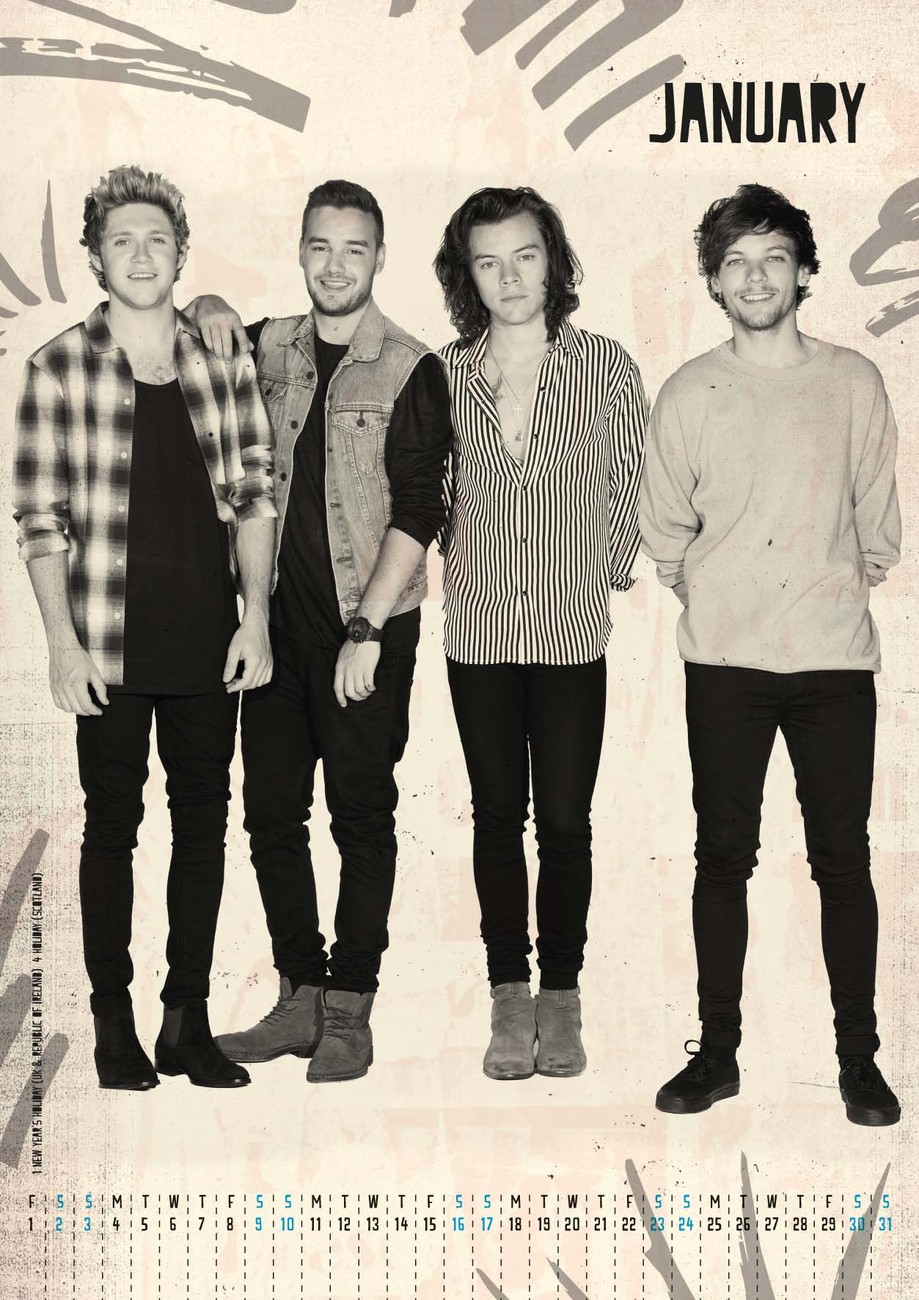 One Direction 1D Calendarios