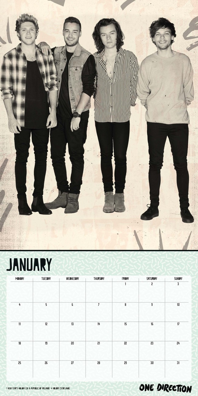 One Direction 1D Calendarios de pared 2025 Consíguelos en Posters.es