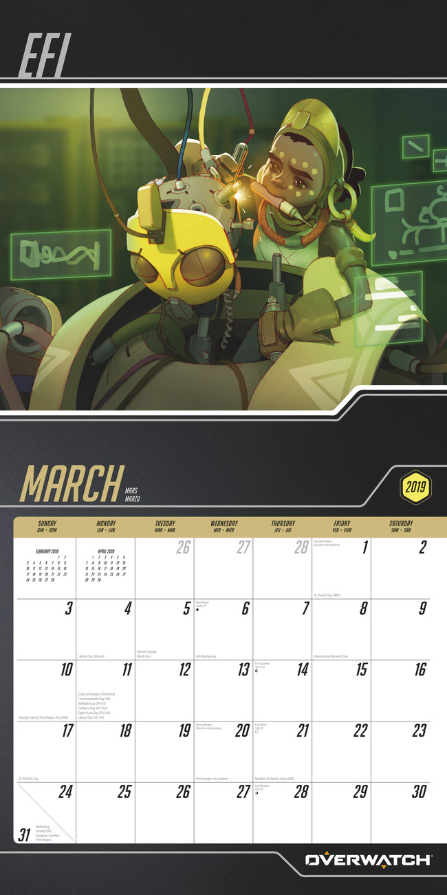 Overwatch Calendarios de pared 2023 Consíguelos en Posters.es